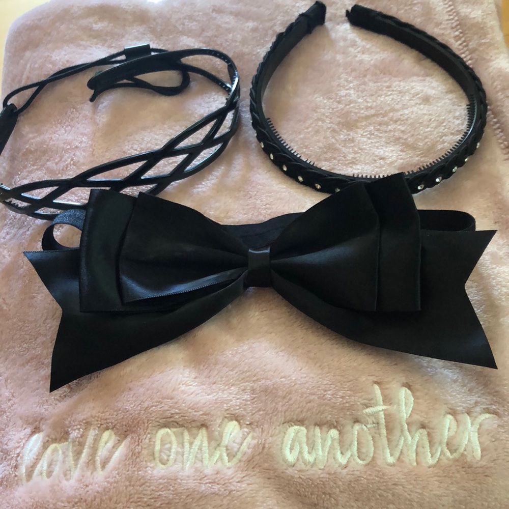 Vintage Black Headbands